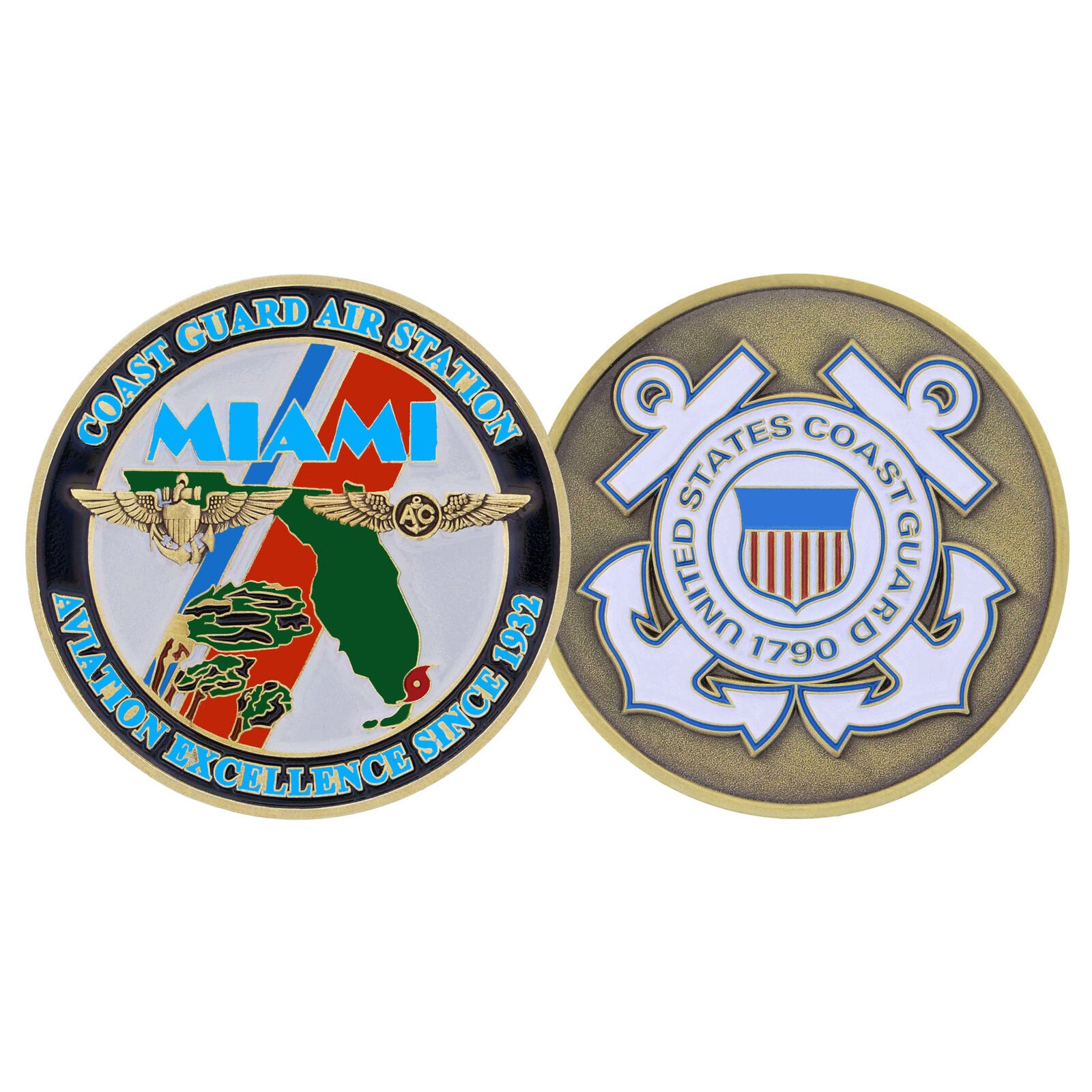 USCG AIR STATION MIAMI COIN