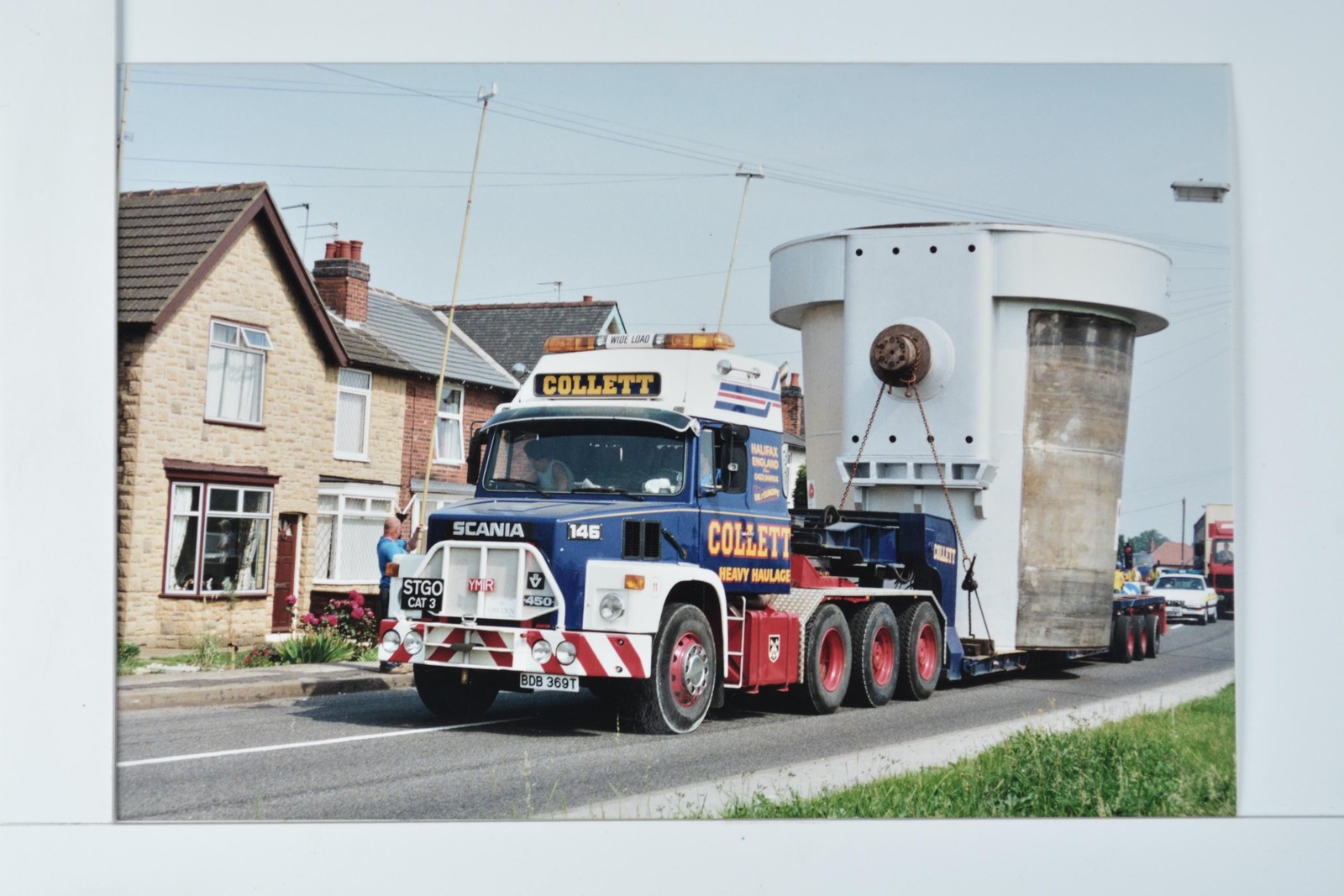 Collett Heavy Haulage Scania 146 Truck Lorry Industrial Load Bdb 369T c1990s