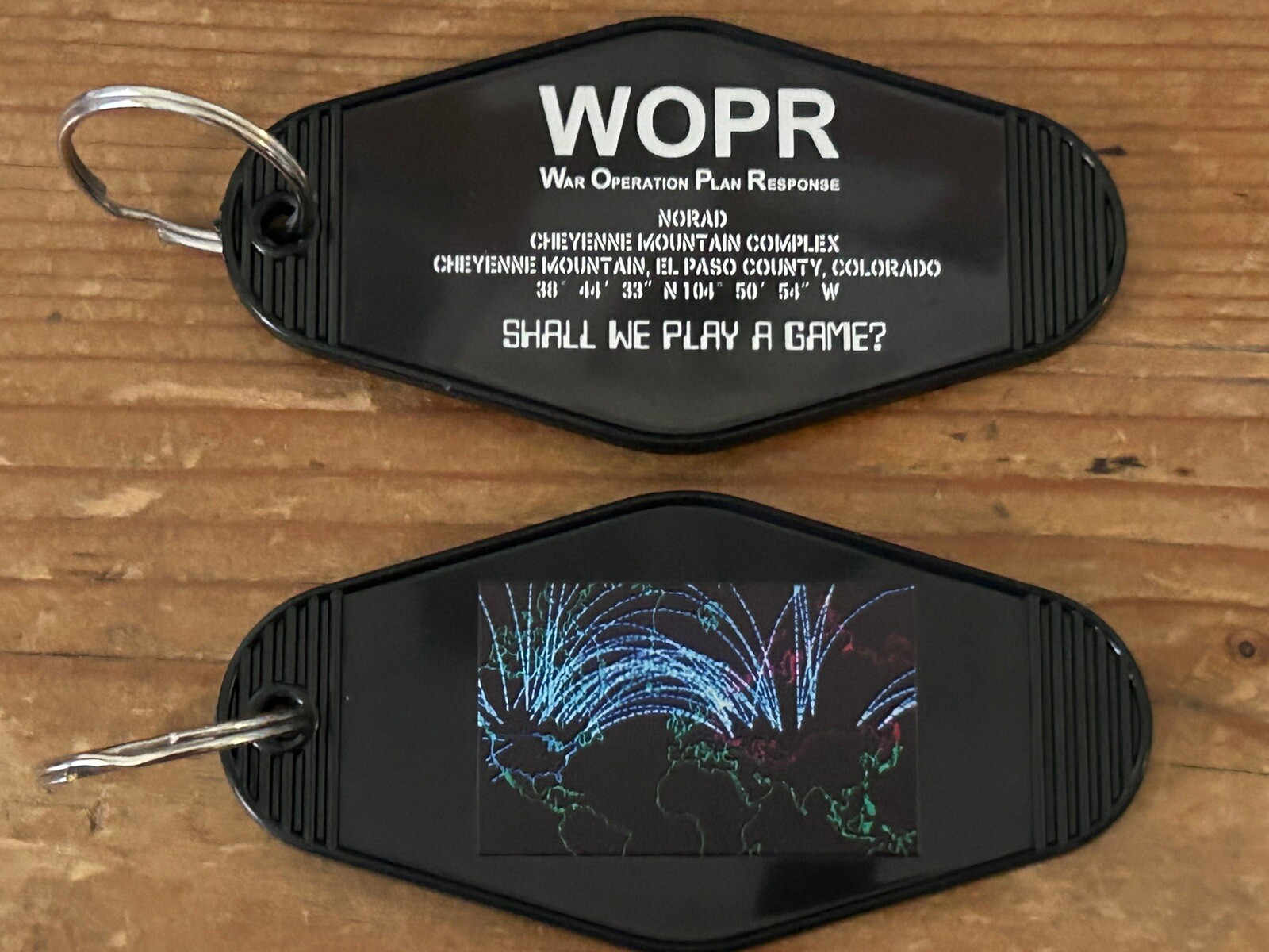 WarGames Whopper Computer System Inspired Keytag