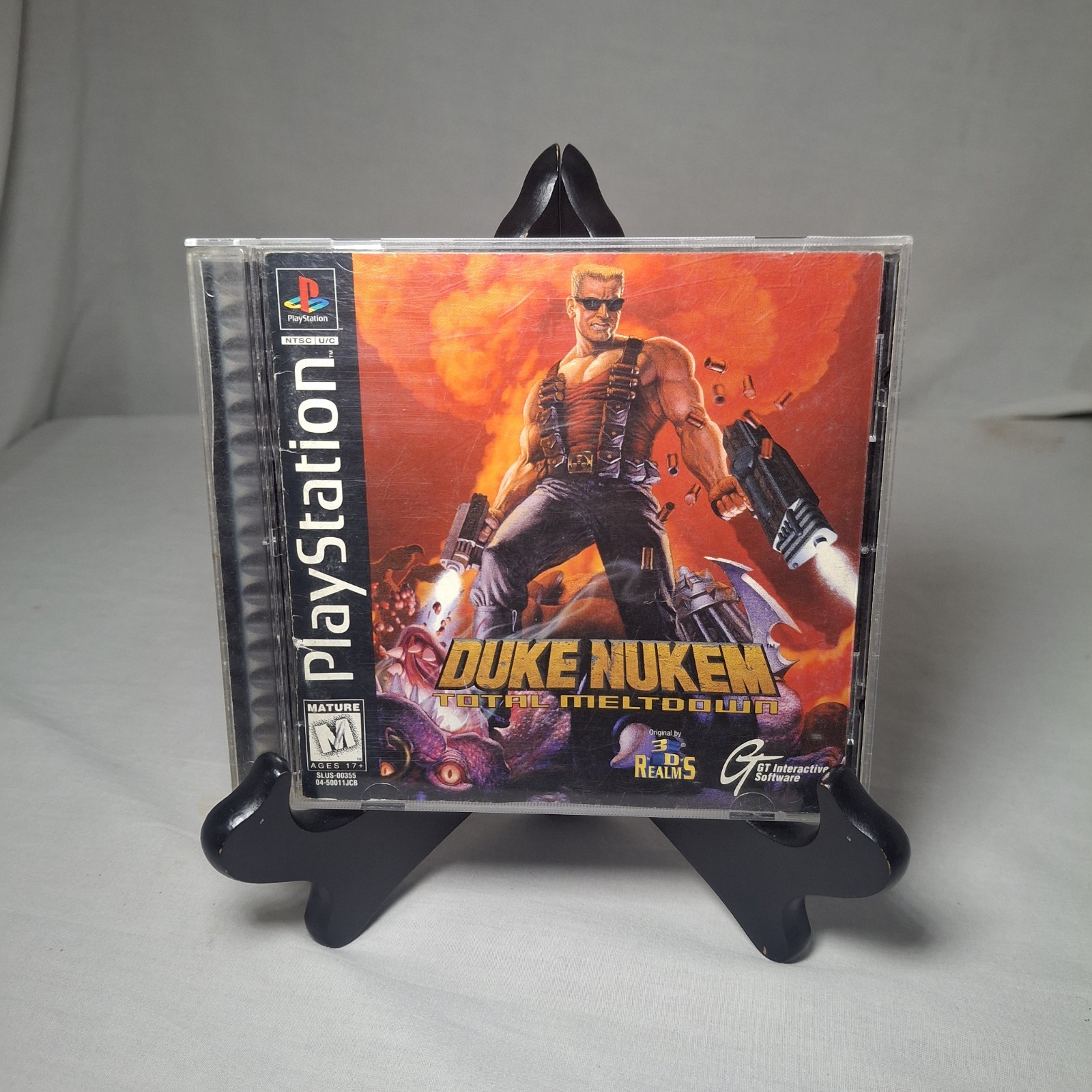 Duke Nukem: Total Meltdown (1997) Sony PlayStation PS1 Complete w Reg Card Clean