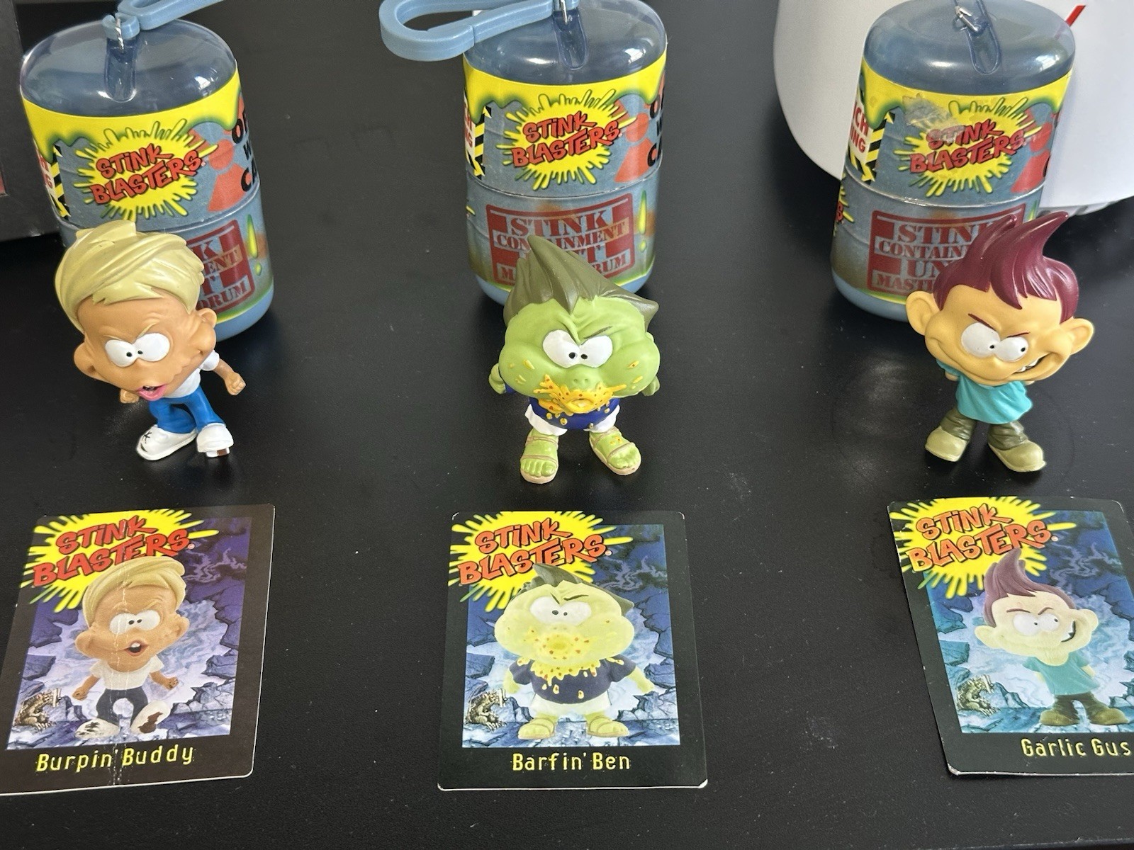 Stink Blasters - Set of 3 - Burpin' Buddy Barfin' Ben & Garlic Gus