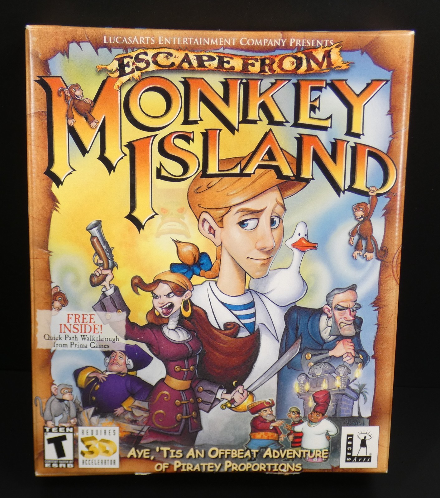 ESCAPE FROM MONKEY ISLAND PC Game in Box
