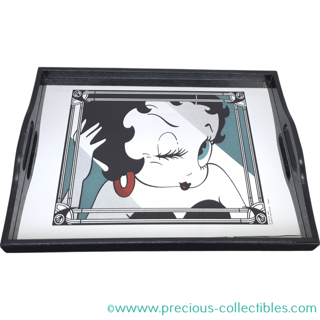Extremely Rare Vintage Betty Boop tray. Avenue of the Stars. Tropico Diffusion.