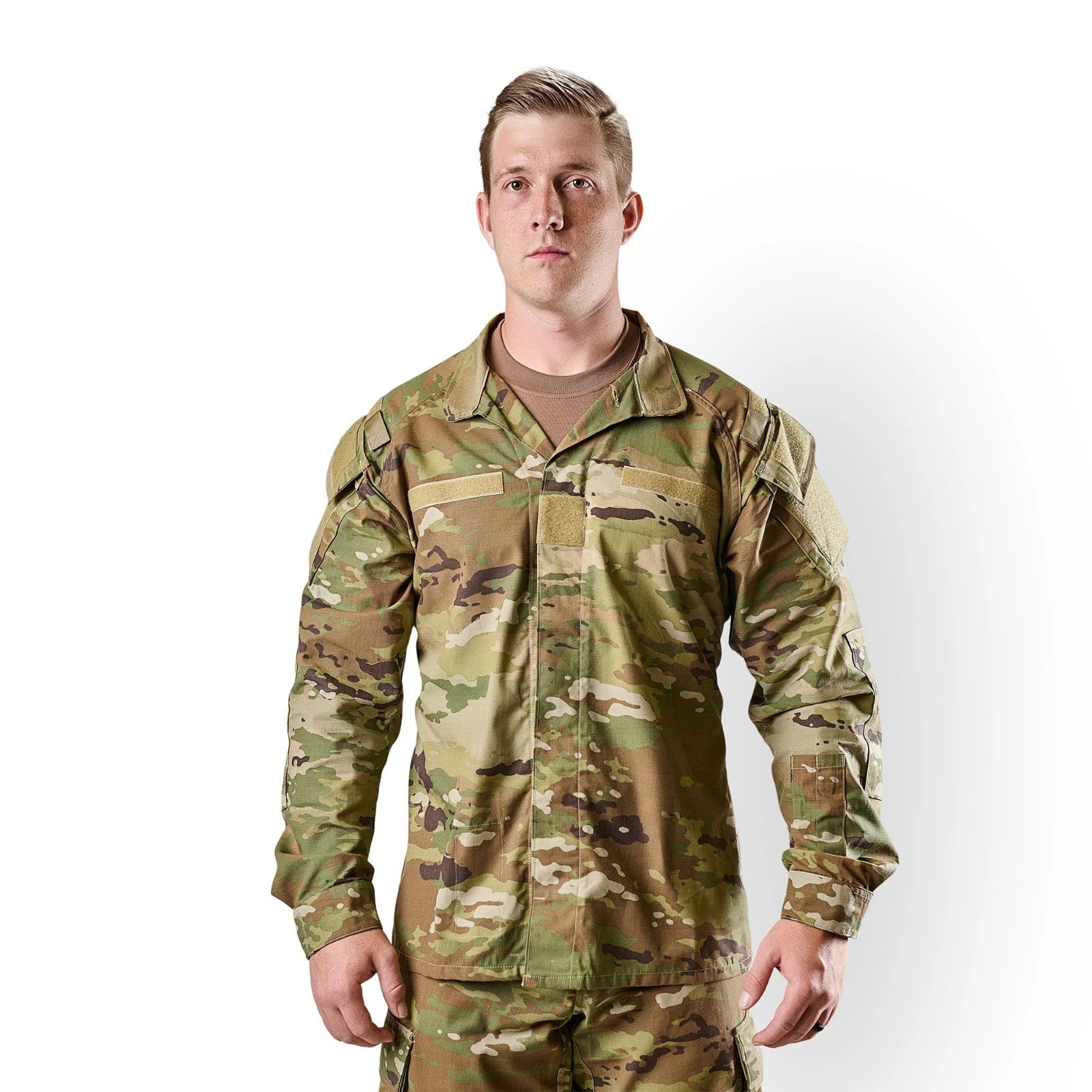 Men's Hot Weather Combat Uniform Shirt - Lightweight, Breathable, Scorpion OCP