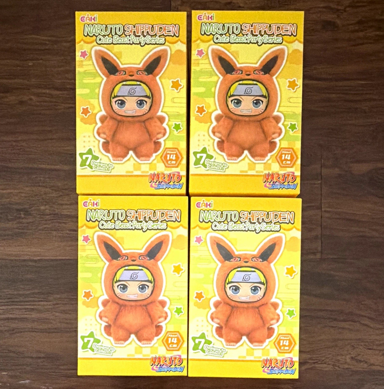Naruto Shippuden Cute Beast Party Series Blind Box Lot 4x Sealed Figures New