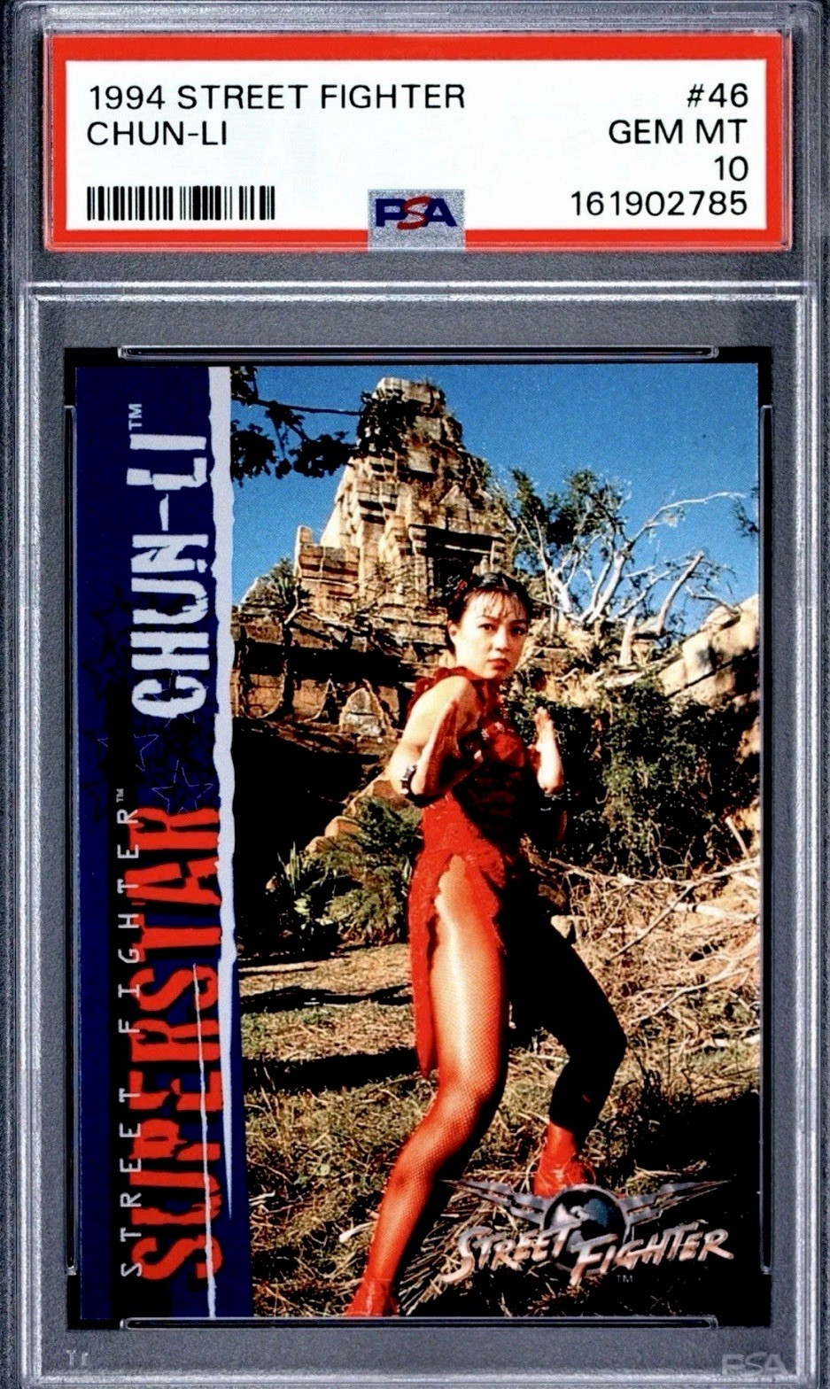 POP 2 PSA 10 Chun Li 1994 Upper Deck Street Fighter Movie Ming-Na Wen 8% GemRate