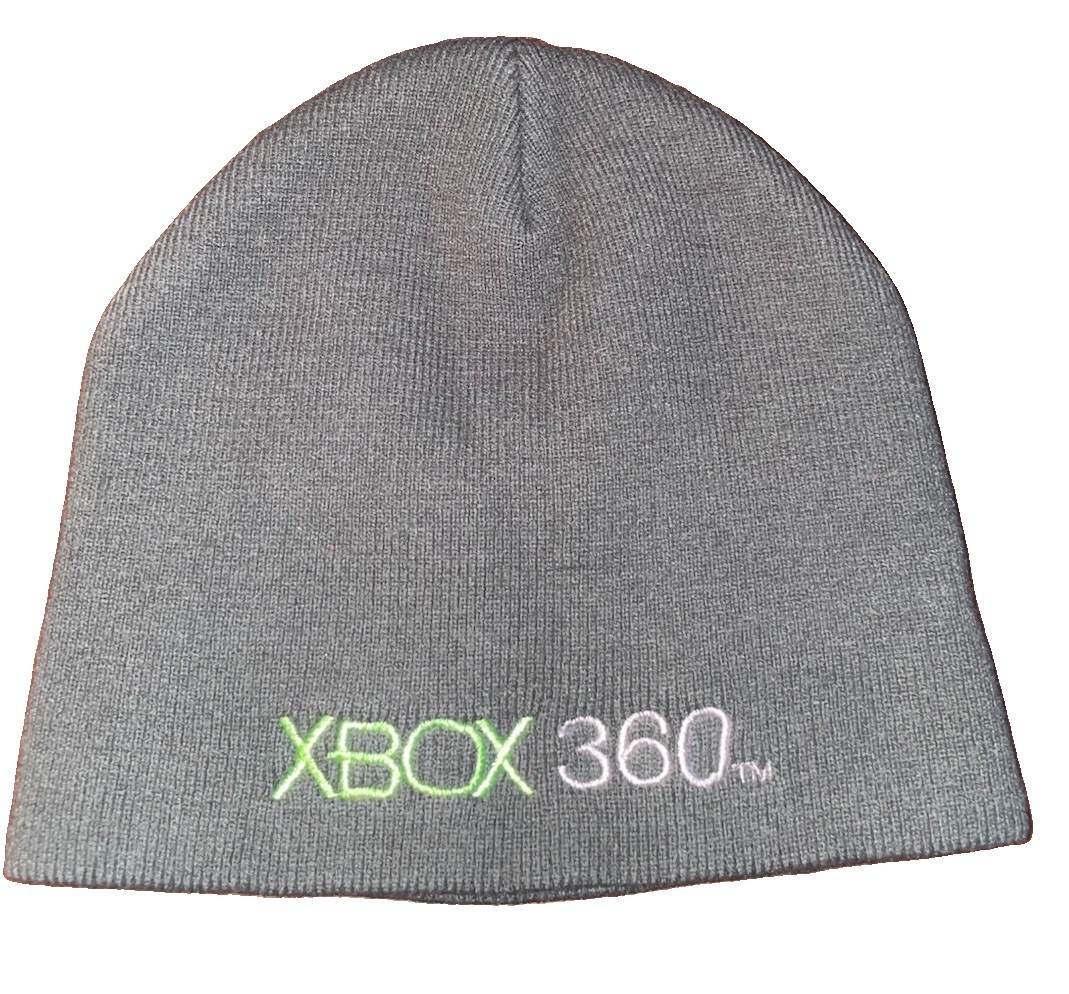 Vintage Xbox 360 Kelloggs Pop Tarts Knit Beanie Hat One Size Green/Gray