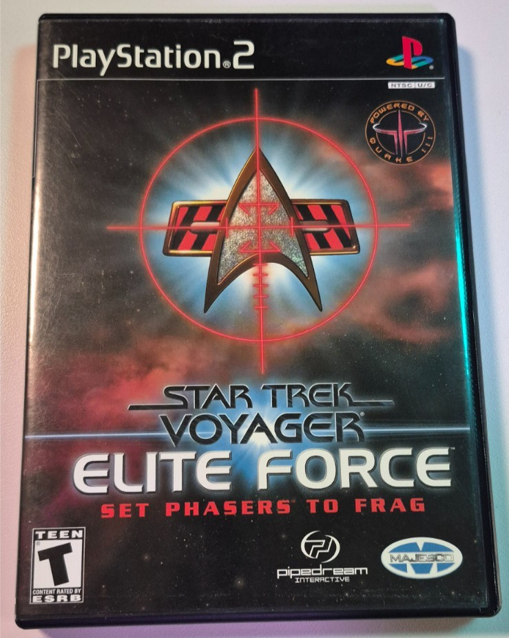 Star Trek: Voyager Elite Force (Sony PlayStation 2 2001) PS2 Complete CIB