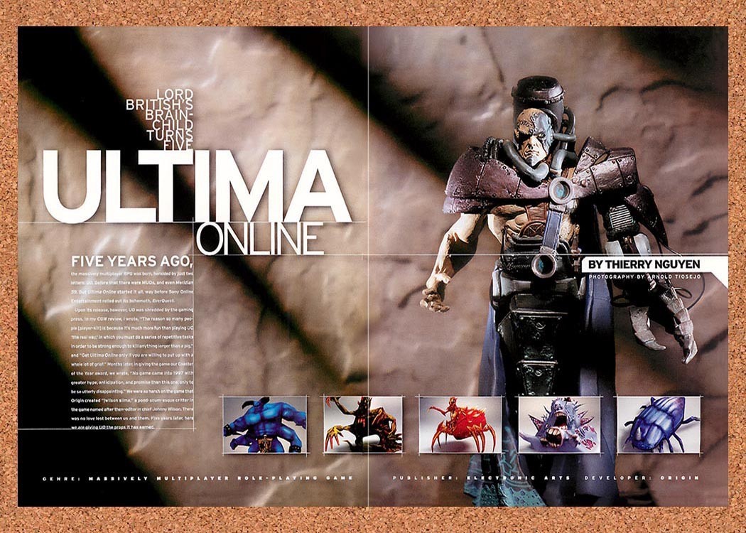 2002 Ultima Online PC Original Advertisement / Retro Promo vr3