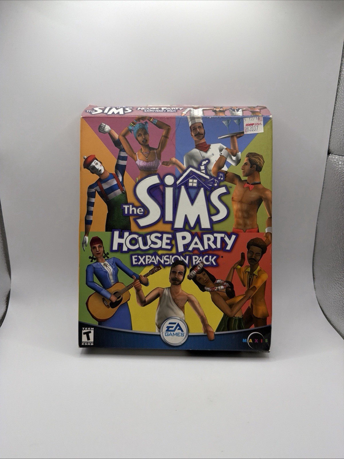 The Sims: House Party Expansion Pack Big Box PC Game VG - Tested