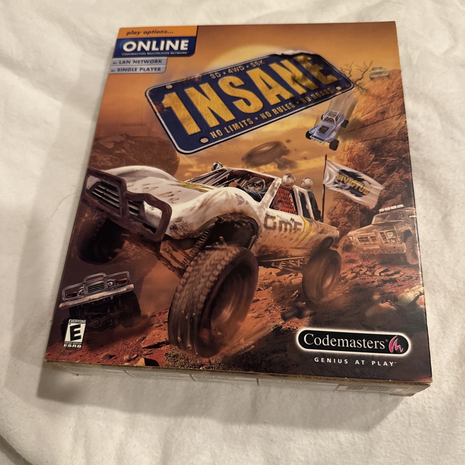 1NSANE Insane BIG BOX Off-Road Racing PC Game Codemasters Vintage New/Sealed