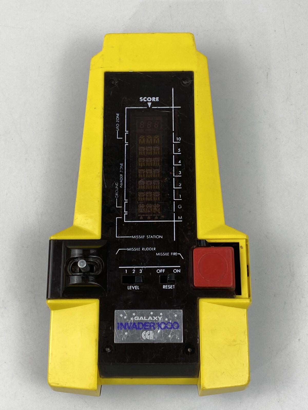 CGL Galaxy Invader 1000 Vintage Electronic Handheld Game 1980's