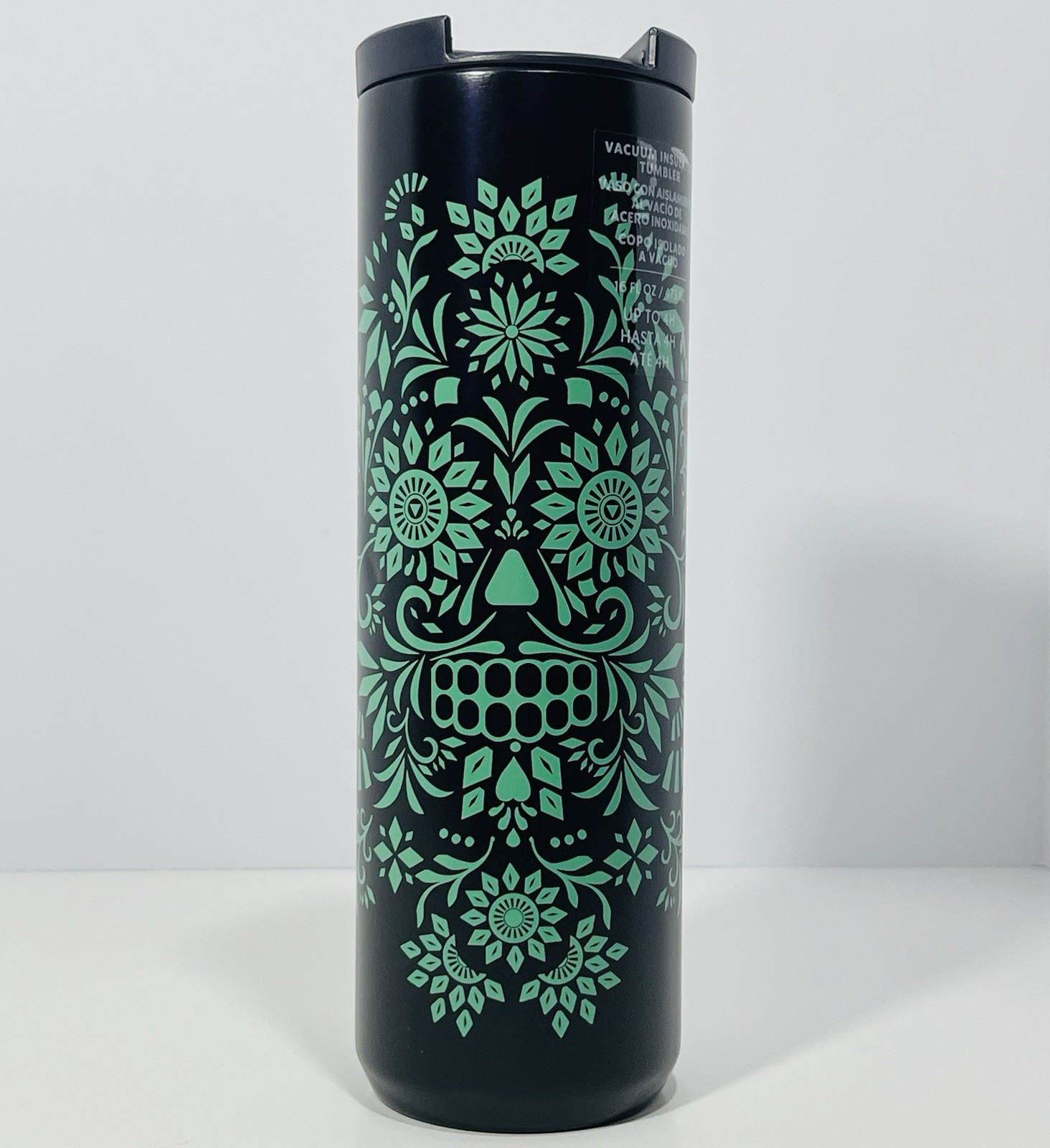 Starbucks Mexico Day Of The Dead Stainless Insulated Tumbler Hot Cup Sugar Skull
