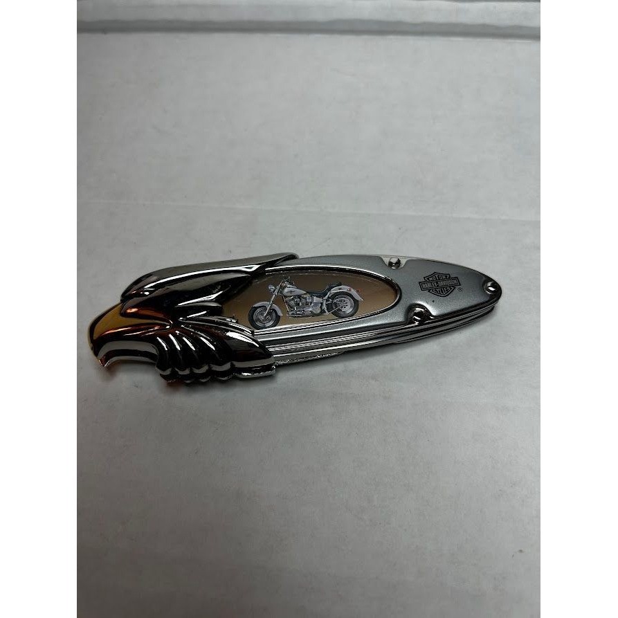 1990 Harley Davidson Heritage Softail Eagle Knife wcase-Franklin Mint Collection