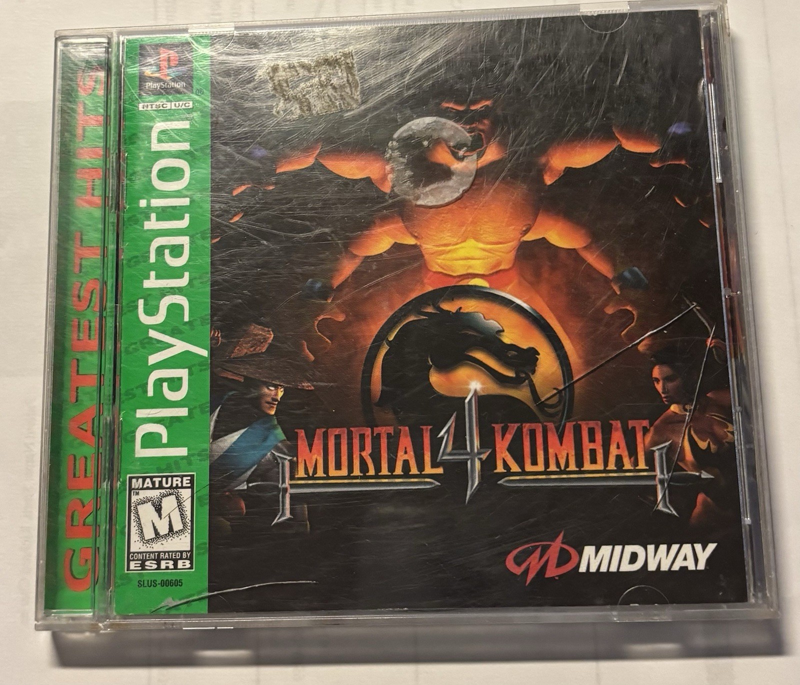 PlayStation 1 Mortal Kombat 4 1997  w/ Manual & Disc Used