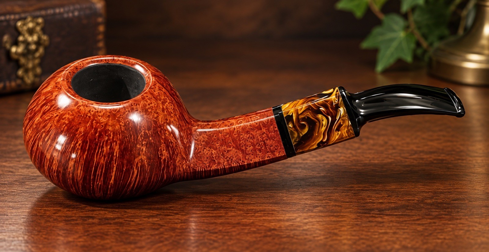 Vintage Estate Poul Winsløw Freehand Pipe - Grade B High Grade Smooth Briar “B”