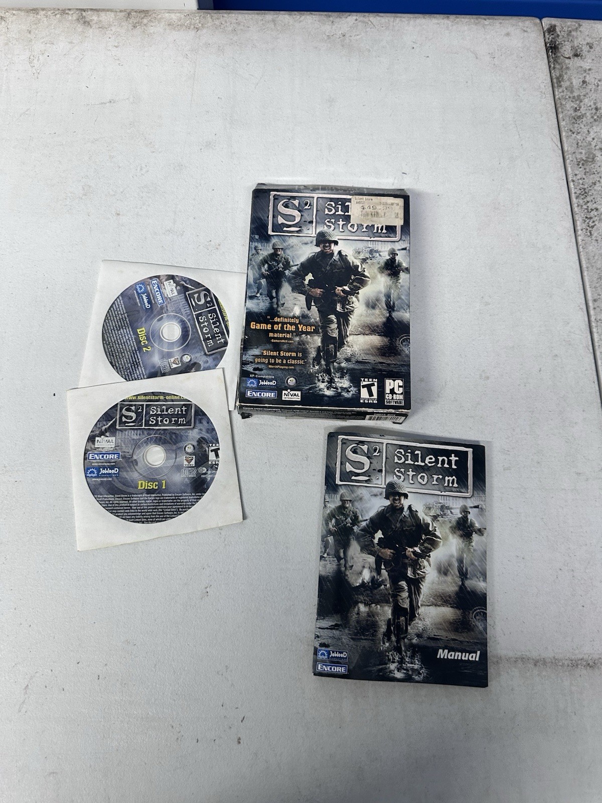 S2 Silent Storm (PC, 2003) w/ Original Manual and Box Windows 98/ME/2000/XP CIB