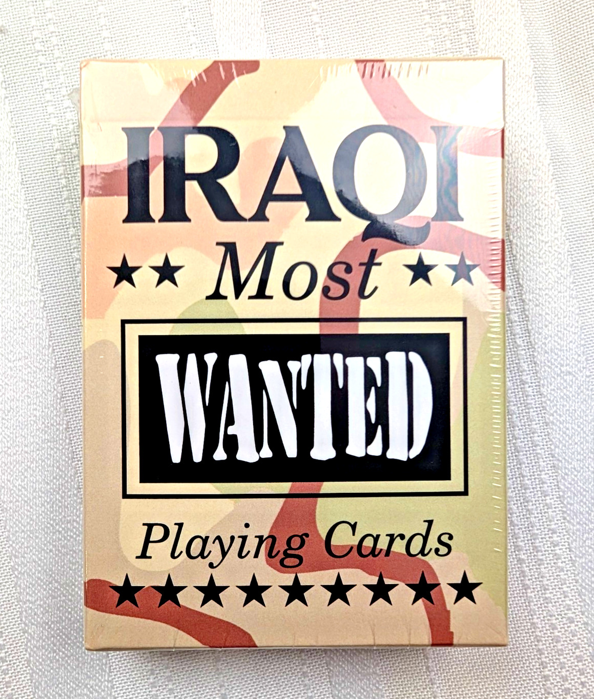 2003 Iraqi Most Wanted Playing Cards Military Iraq - Sealed New 