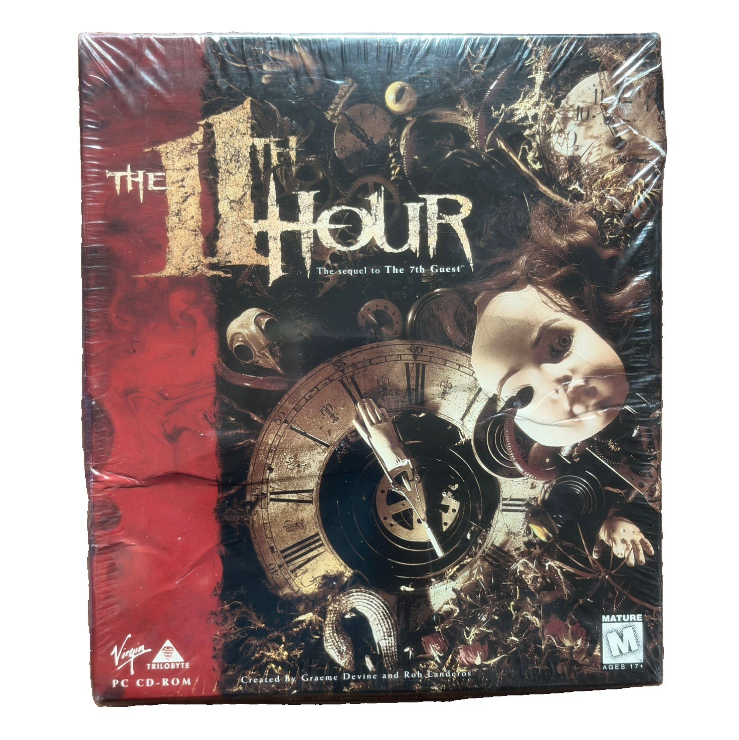 New/Sealed - The 11th Hour Sequel to the 7th Guest Big Box PC CD Rom Game 1995 