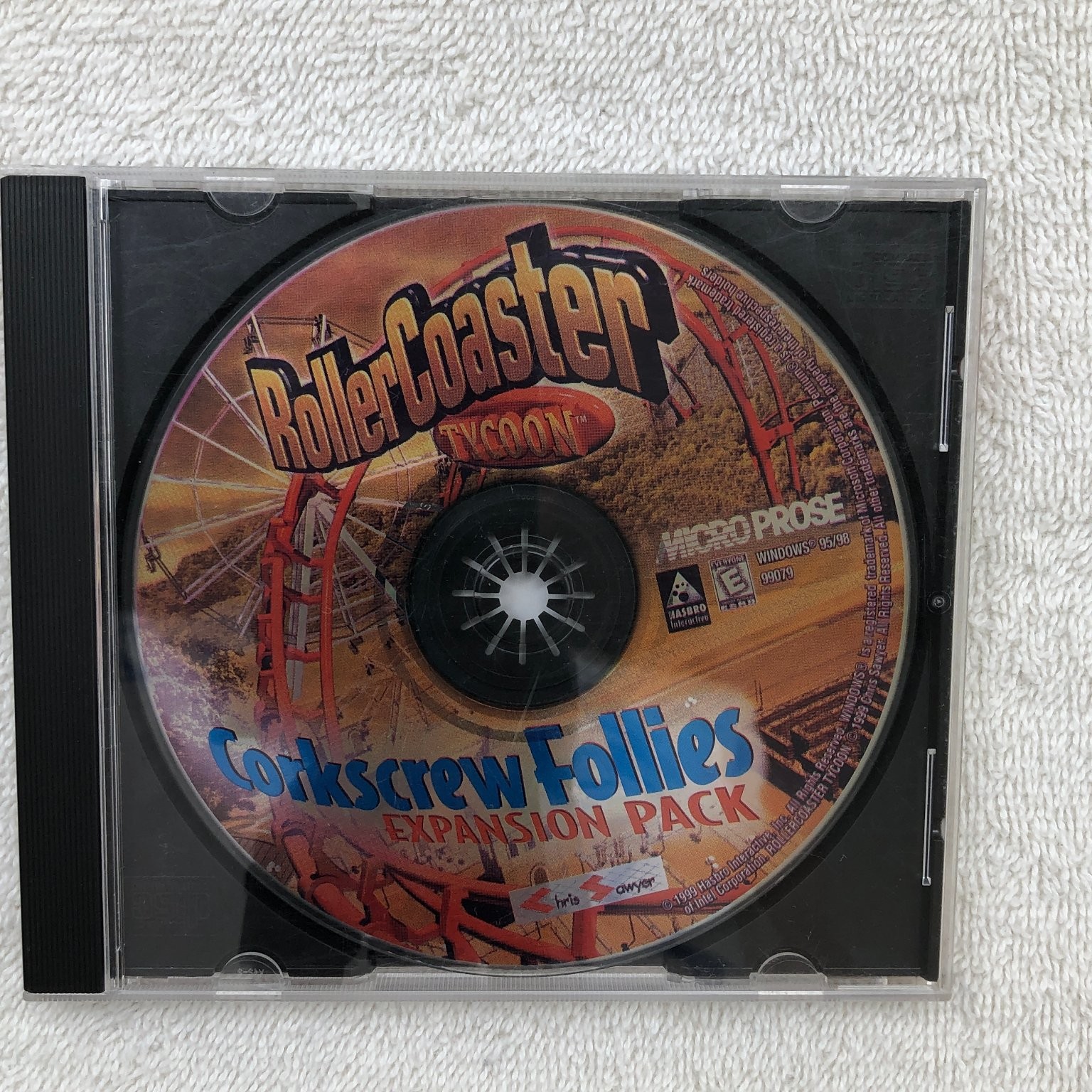 RollerCoaster Tycoon Corkscrew Follies Expansion Pack PC CD-ROM Windows 95/98