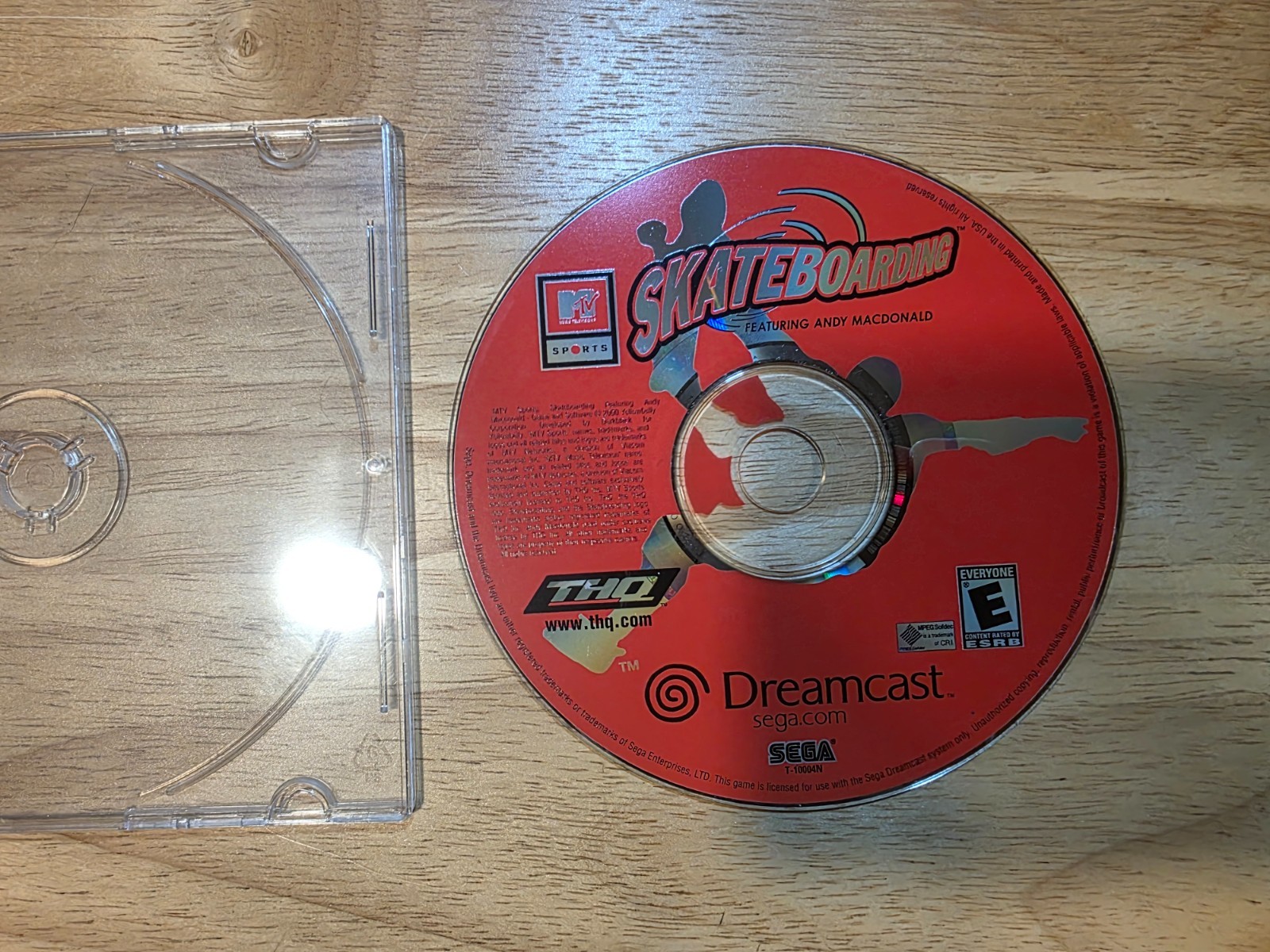 MTV Sports: Skateboarding Featuring Andy Macdonald (Dreamcast 2000) Game Only