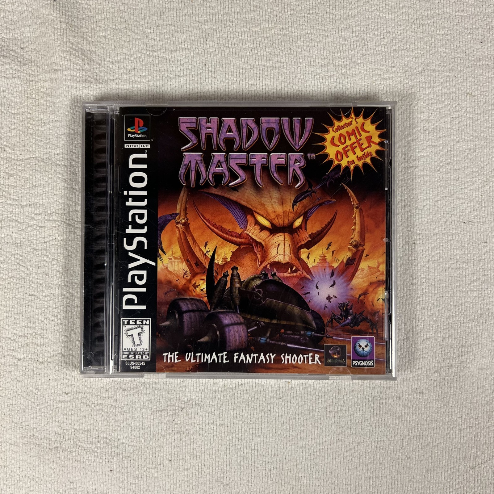 Shadow Master (Sony PlayStation 1, 1997) PS1 CIB Complete TESTED