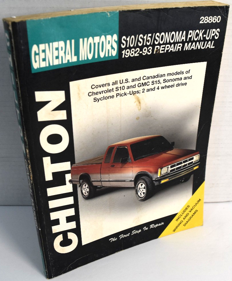 Chilton General Motors S10/S15/Sonoma Pick-Ups 1982-93 Repair Manual *GOOD+*