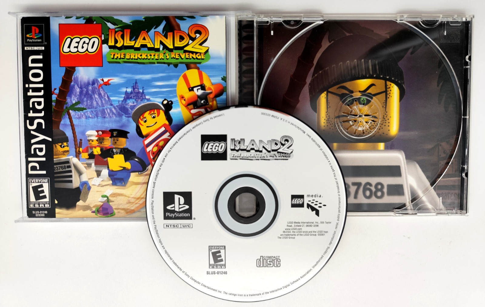 LEGO Island 2 (Sony PlayStation 1 PS1, 2001) COMPLETE CIB Tested & Cleaned