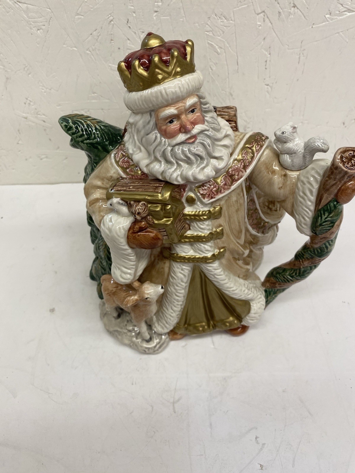 FITZ & FLOYD 1995 KING WENCESLAS 52 OZ PITCHER