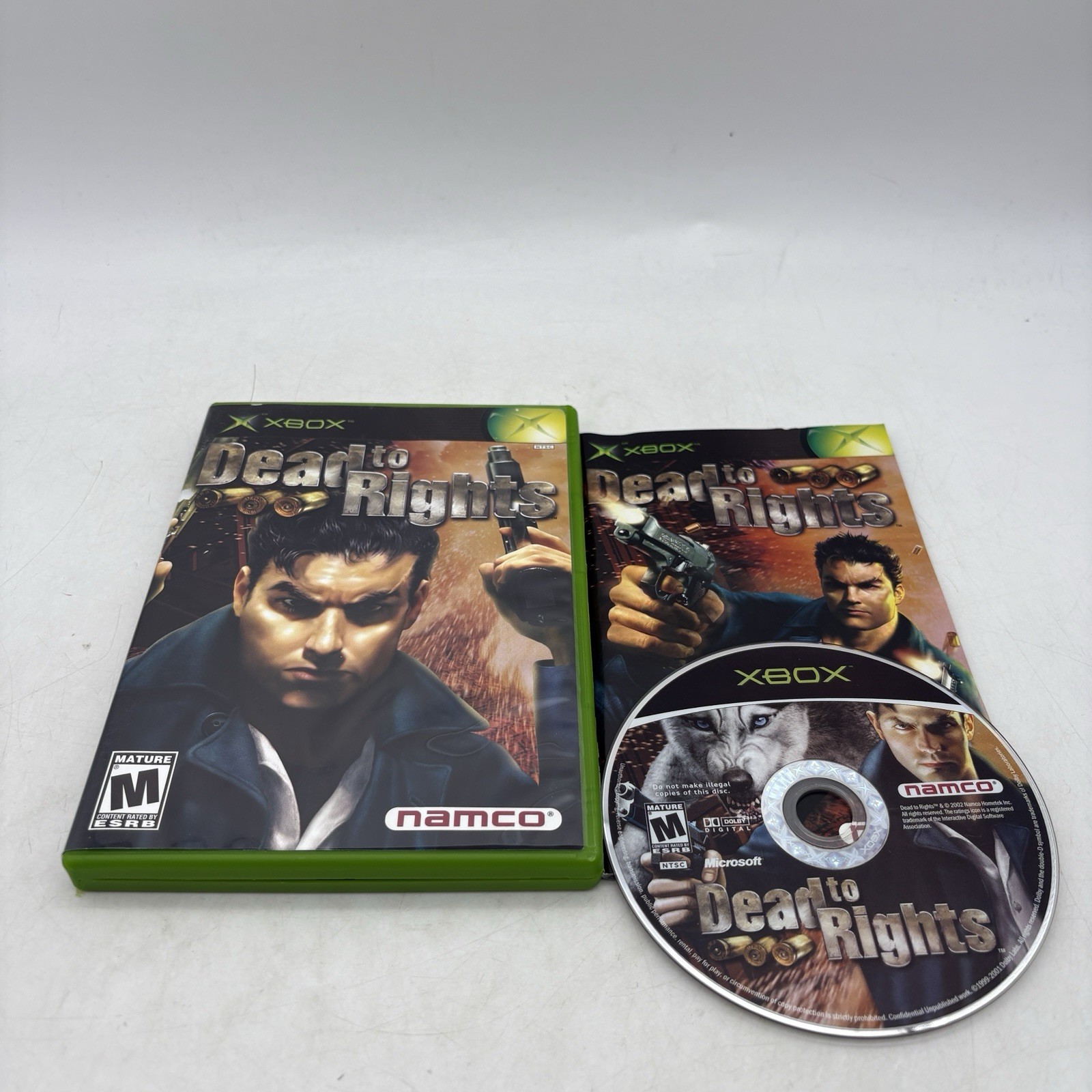 Dead To Rights Microsoft Xbox Black Label Complete w/ Manual CIB Tested