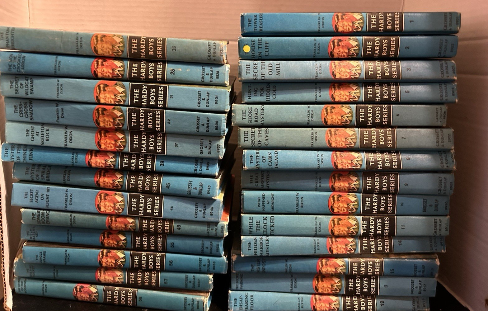 Vtg. Lot Of 27  1970s The Hardy Boys Mystery Stories HC  Franklin W Dixon