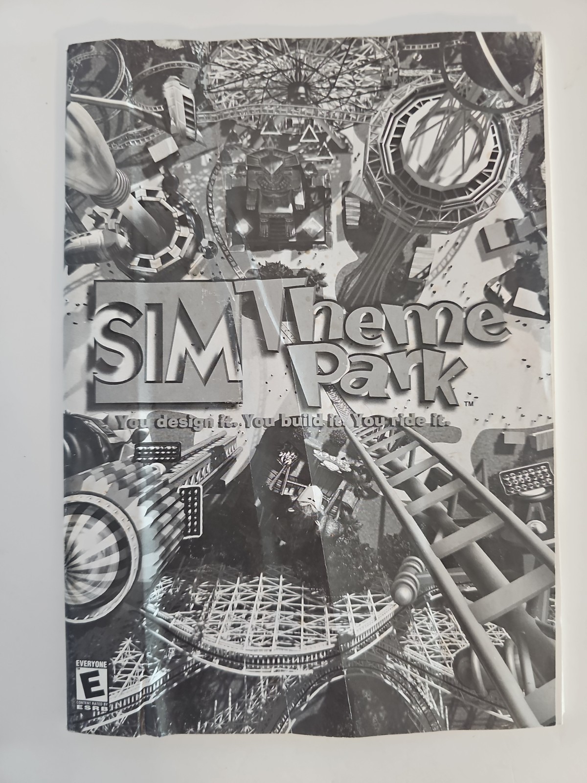 Sim Theme Park Instruction Manual PC CDRom Game *Manual Only* Electronic Arts