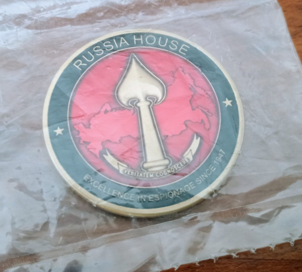 100% Authentic CIA Russia House Europe & Eurasia Mission Center Challenge Coin