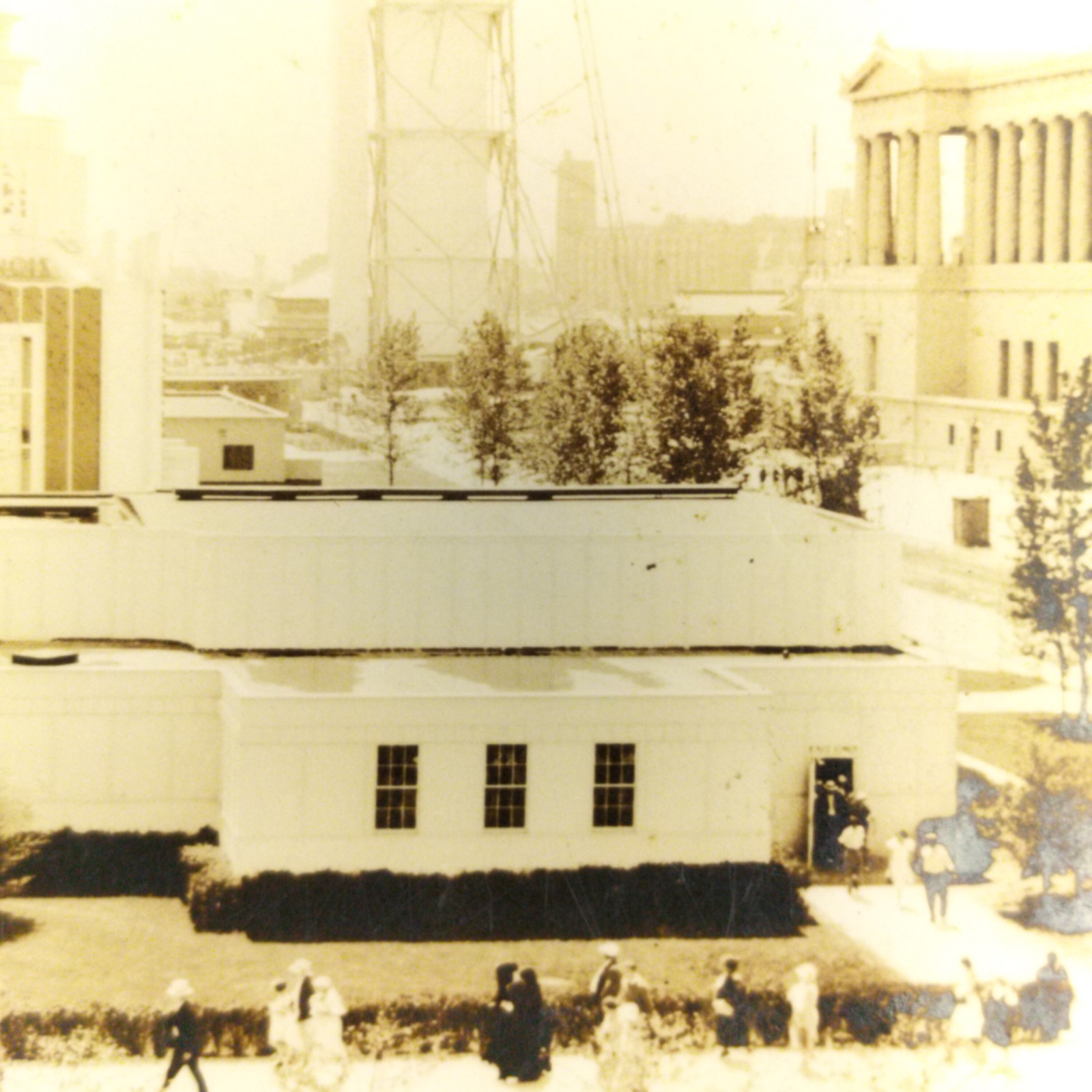 1934 Chicago World's Fair A Century of Progress Illinois & Sears Building Photo