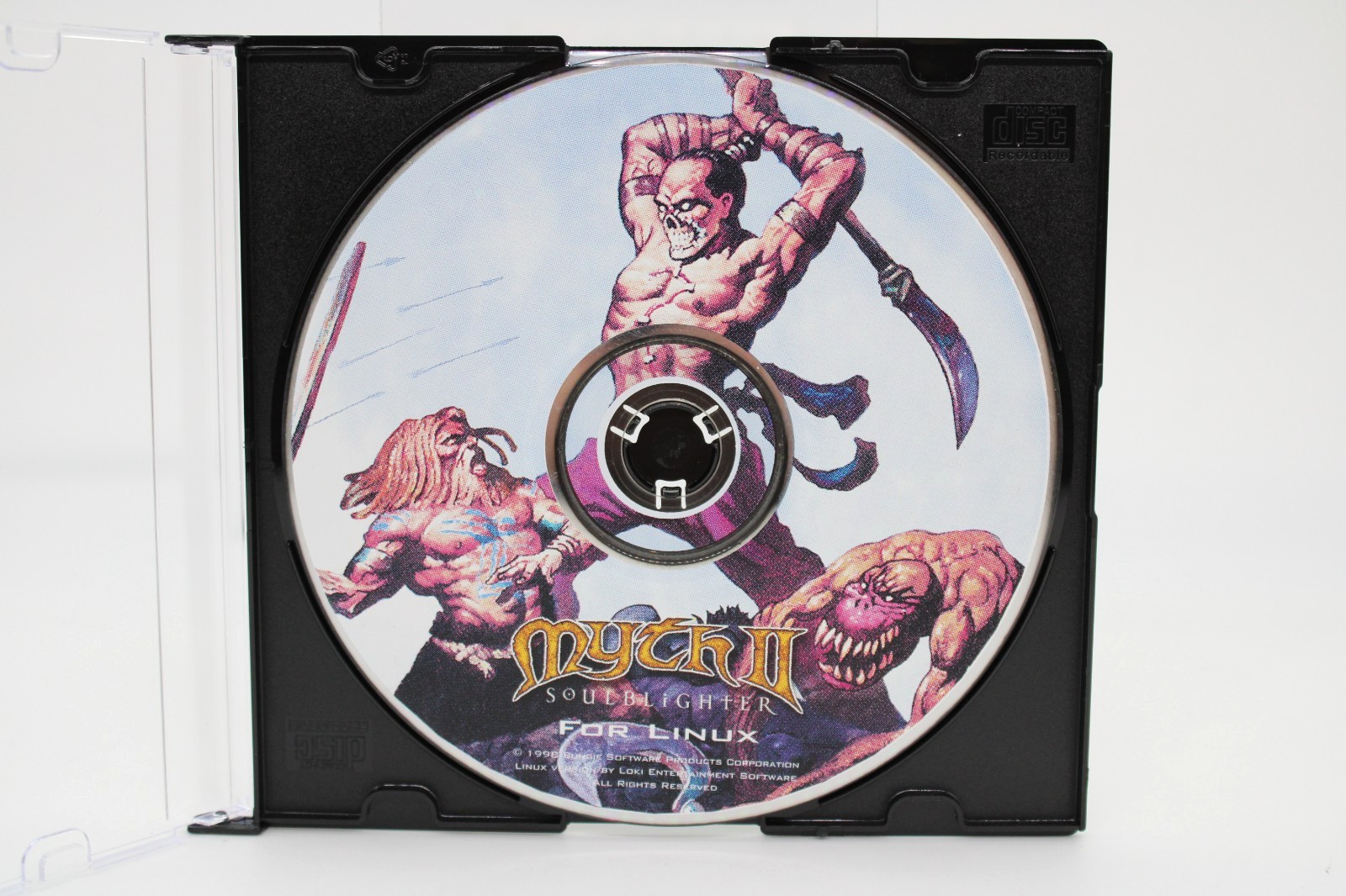Refurbished Linux PC CD Myth II 2 Soulblighter 1998 Disc Only Mint Clean Good