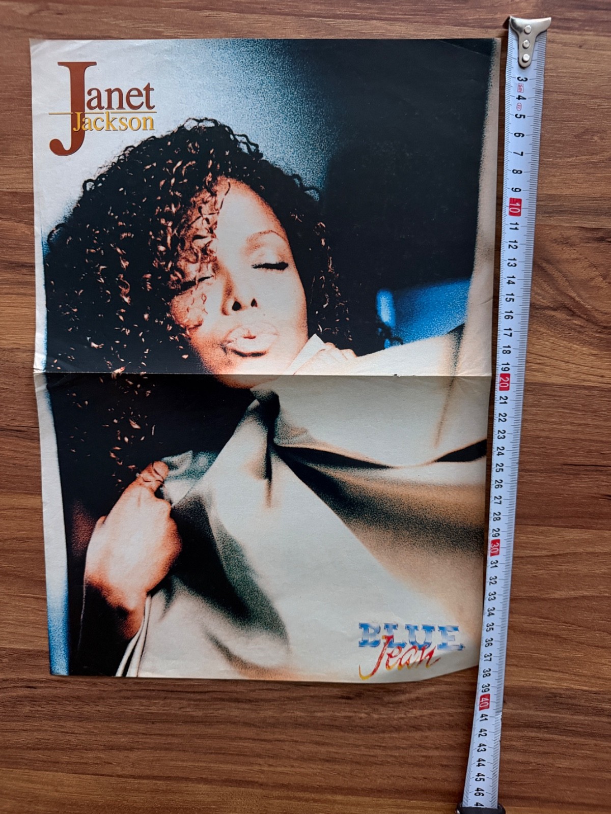 Janet Jackson Milla Jovovich Vintage Turkish Magazine Double Sided Poster