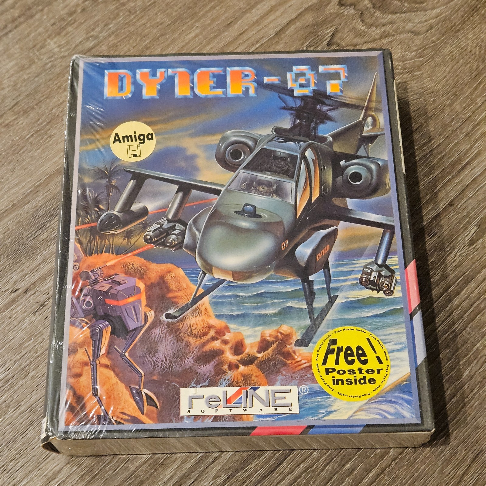 Dyter-07 Commodore Amiga reLINE 1990 Big Box Game New Sealed