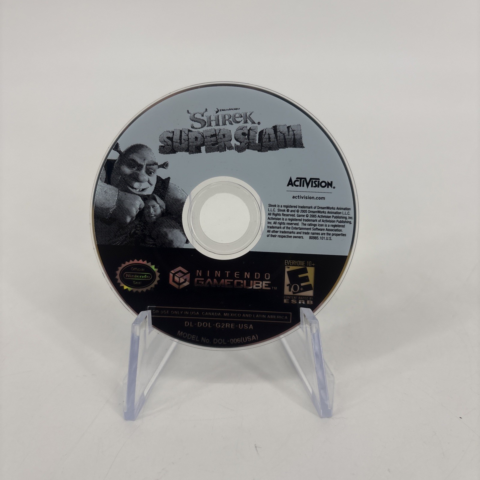 SHREK SUPERSLAM (Nintendo GameCube, 2005) Disc Only, Tested
