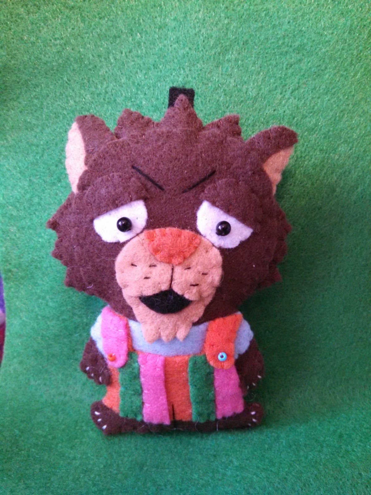 Fruit Brute inspired Handmade felt ornament Cute Halloween