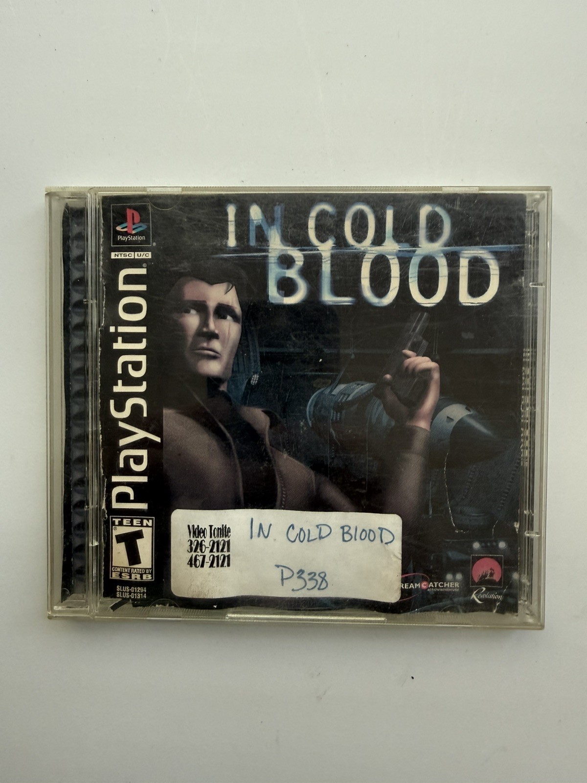 In Cold Blood Sony PlayStation 1 2001 PS1 Tested W/Screenshots See Description