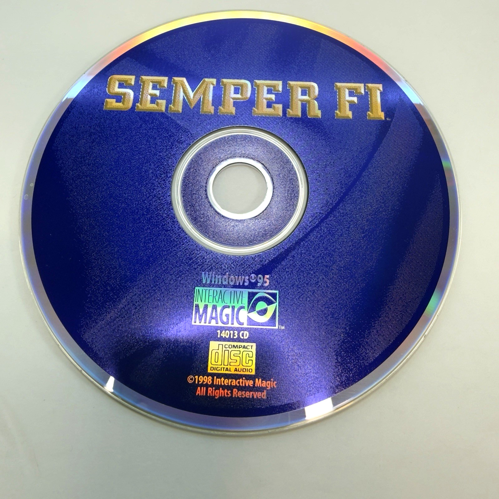 Semper Fi PC CD-ROM Windows 95 Interactive Magic 1998 Disc Only Wargame