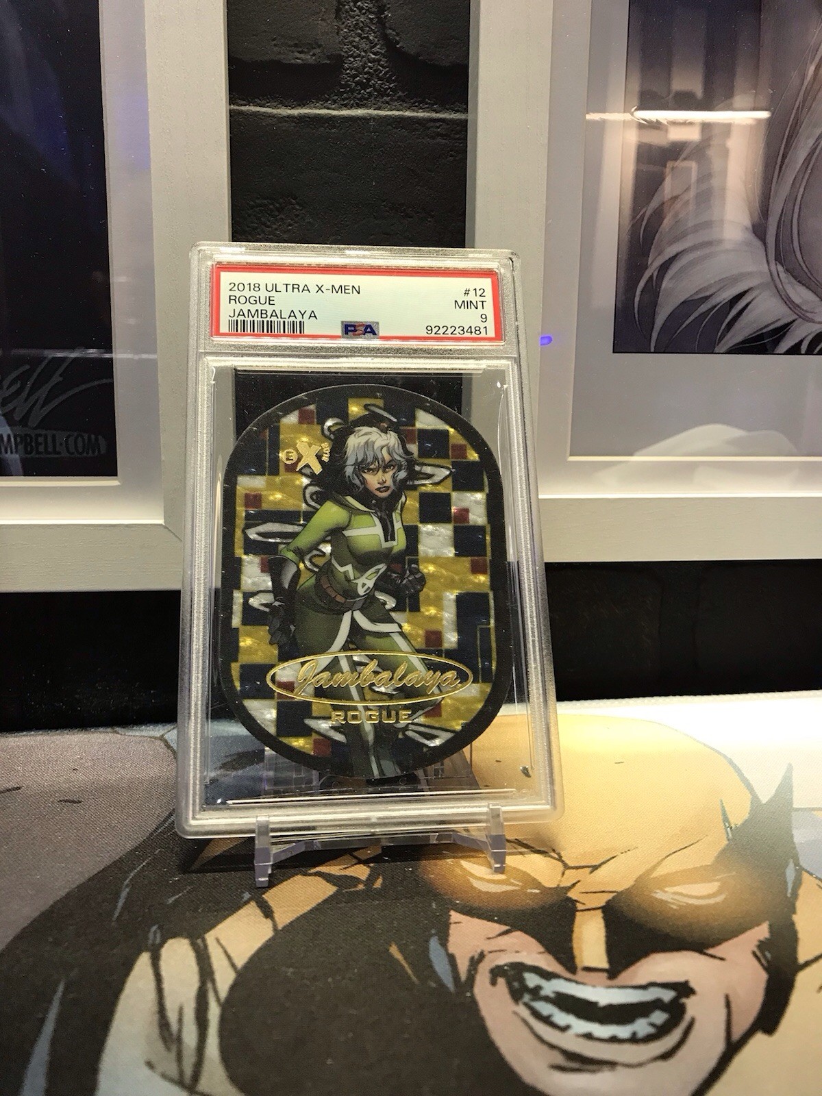 2018 Fleer Ultra X-Men Jambalaya Rogue #12 PSA 9