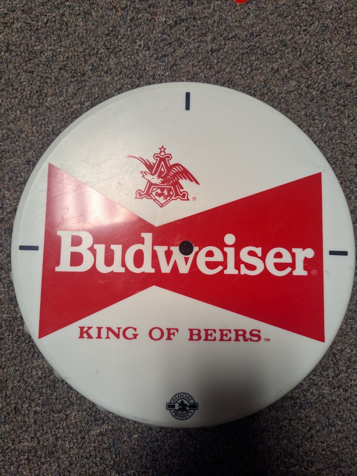 Vintage Budweiser King of Beers Plastic Bottle Cap 9
