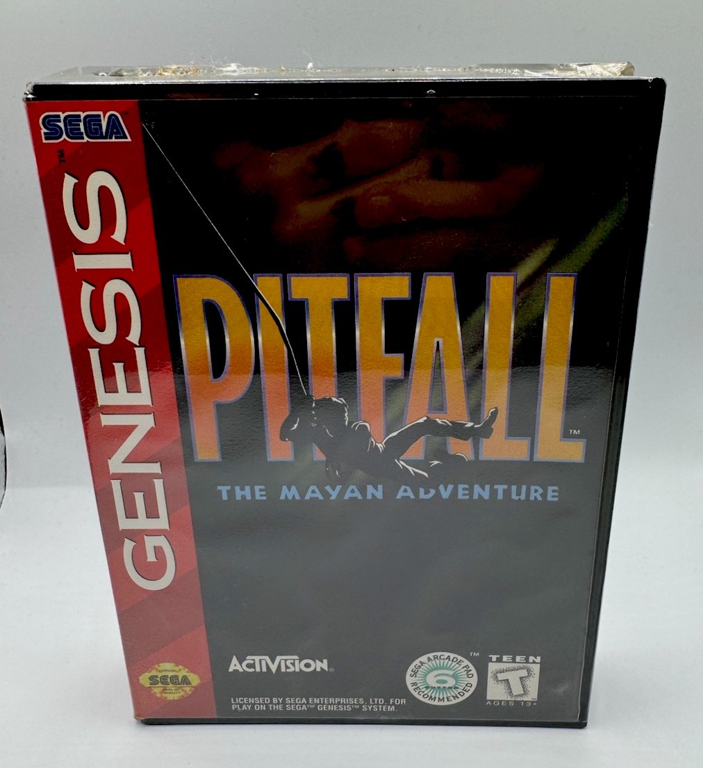 Pitfall: The Mayan Adventure Genesis Brand New Factory Sealed Loose Cartridge