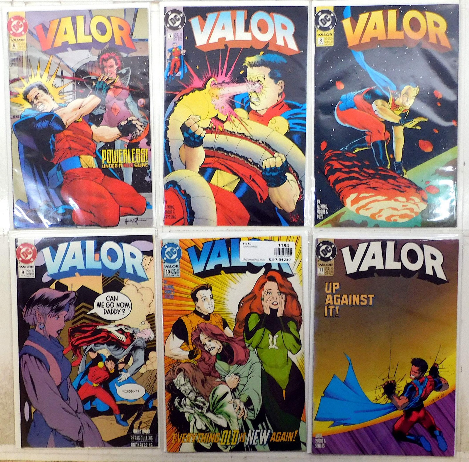 Valor Lot of 6 #6, 7, 8, 9, 10, 11 (1993) DC Comics 1st Print Comic Books