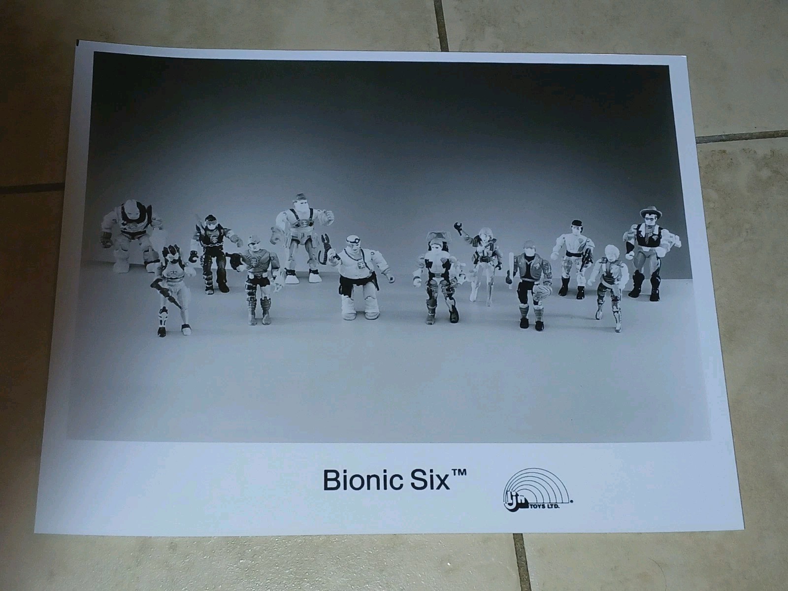 1988 LJN Bionic Six Original Press Photo Pre Production Rare