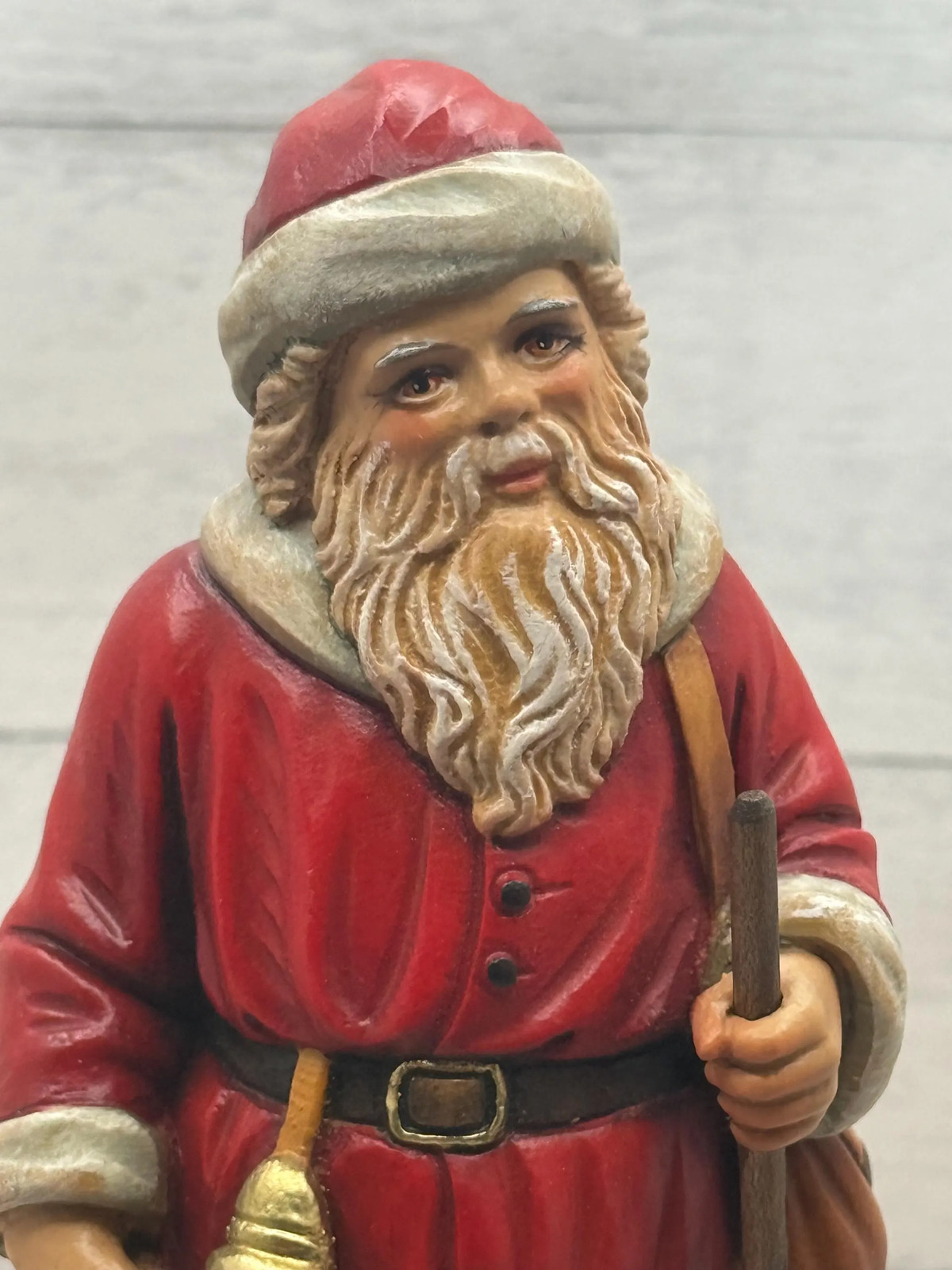 ANRI Santa B Shackman 1988 Limited Edition 453 of 500 Carved Wood Italy 9.75 In