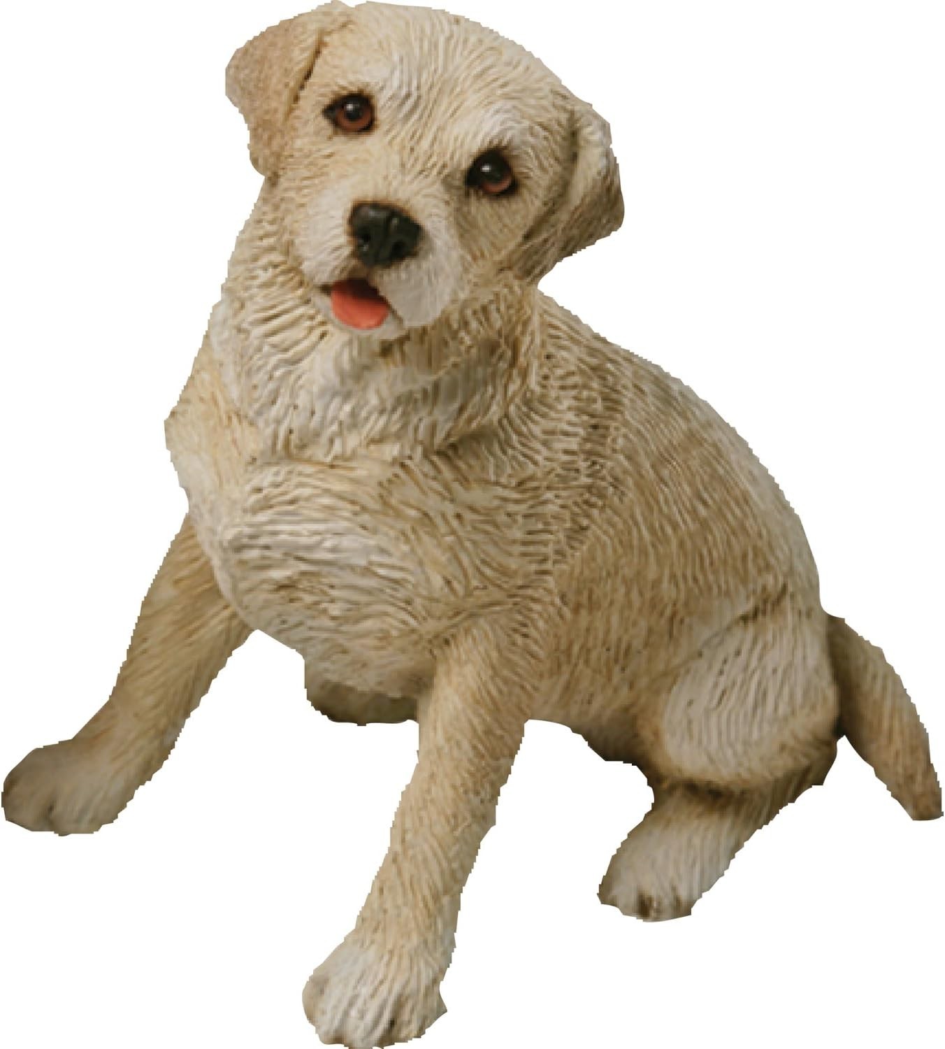Yellow Labrador Figurine Hand Painted - Sandicast