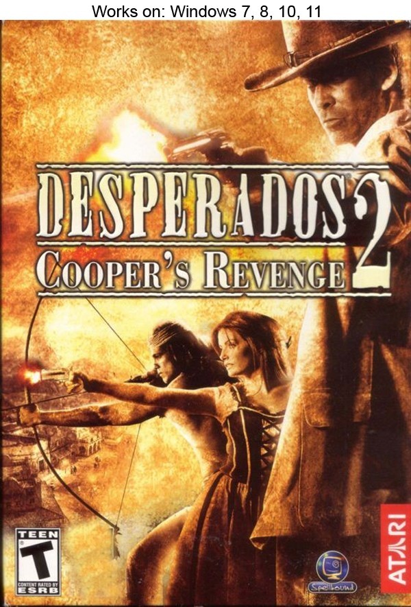 Desperados 2: Cooper's Revenge PC Game 2006 Atari Windows 10 11