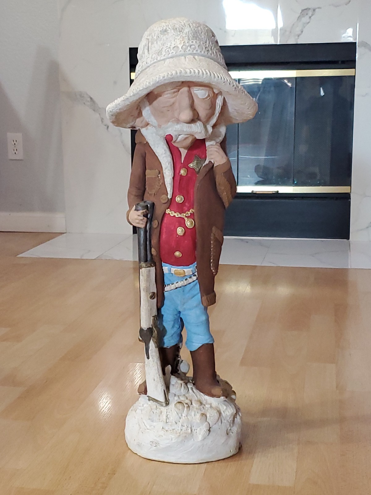 Vintage Kern County Sheriff Statue Bakersfield California